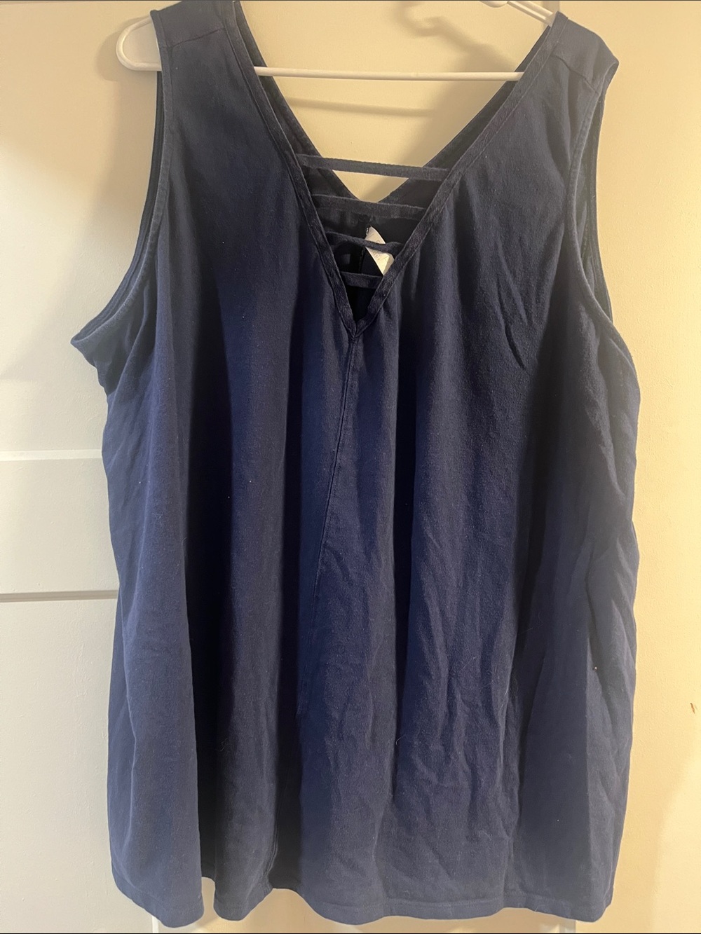 Women's Cacique Sleep Top with Lattice Detail